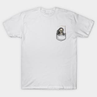 Pixel Pocket Yellow Eyes Grim Reaper T-Shirt